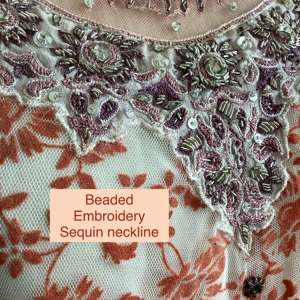 Vintage Velvet Boho Royalty MIDI A-line Dress - Picture 5 of 7